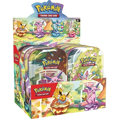 Pokemon TCG: Scarlet & Violet - Prismatic Evolutions Mini Tins Display Box