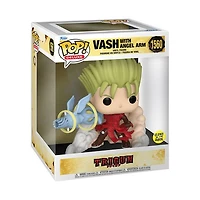 Funko Pop! Anime: Trigun - Legato Bluesummers / Nicholas D. Wolfwood Rem Saverem 6" Vash with Angel Arm [GITD]