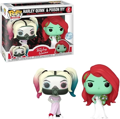 FUNKO POP! DC HEROES HARLEY QUINN & POISON IVY WEDDING 2 PACK [SPECIAL EDITION]