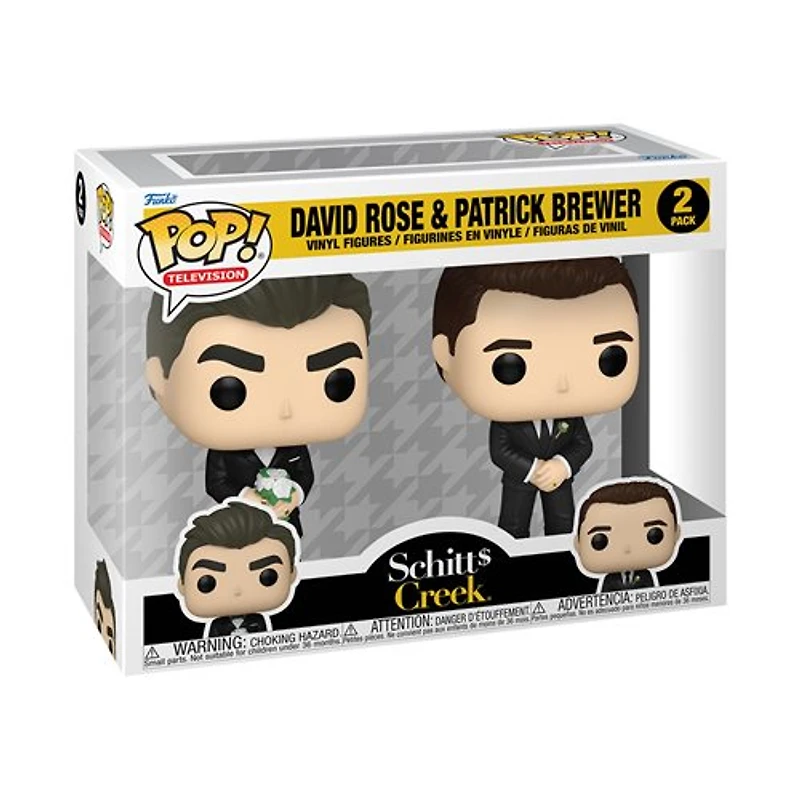 Funko Pop! Schitt's Creek Alexis Rose - David and Patrick Brewer Wedding Johnny Moira