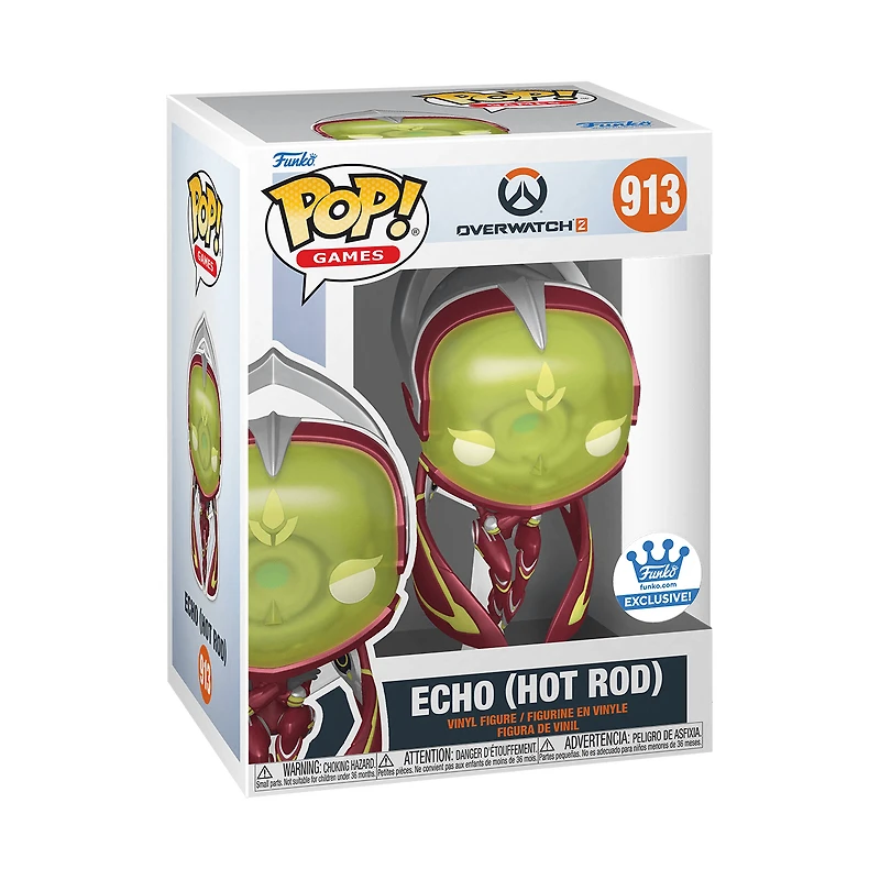 Funko Pop! Games: Overwatch 2 - Echo (Hot Rod) #913 [Funko Shop Exclusive]