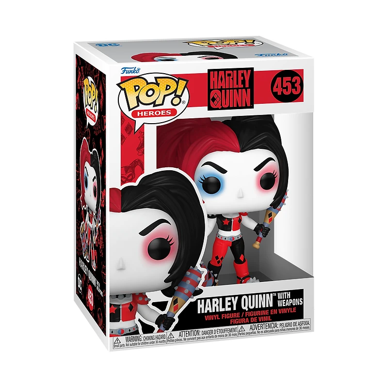 Funko Pop! DC: Harley Quinn - On Apokolips #450 / with Bat #451 Pizza #452 Weapons #453