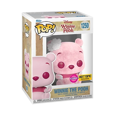 FUNKO POP! DISNEY POP! WINNIE THE POOH CHERRY BLOSSOM FLOCKED [HOT TOPIC EXCLUSIVE] #1250
