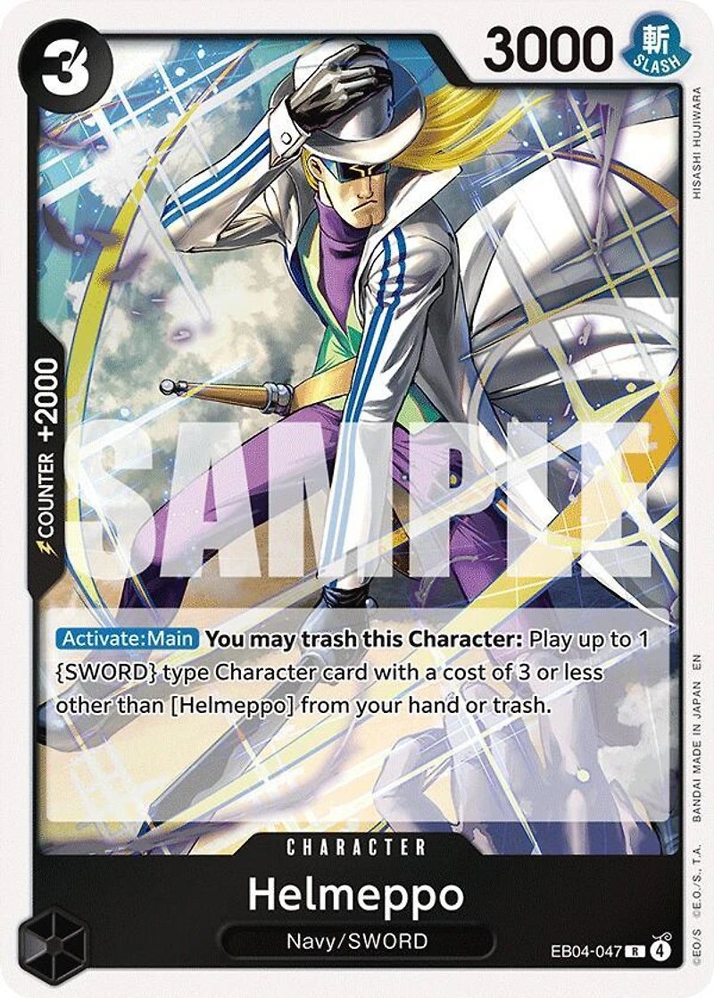 One Piece TCG - Helmeppo - Adventure on Kami's Island (OP15-EB04) PRESALE