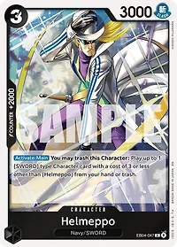 One Piece TCG - Helmeppo - Adventure on Kami's Island (OP15-EB04) PRESALE
