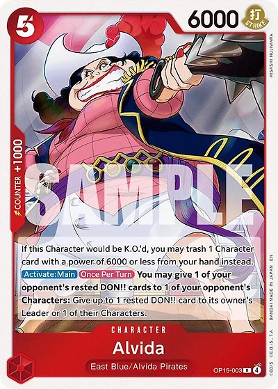 One Piece TCG - Alvida - Adventure on Kami's Island (OP15-EB04) PRESALE