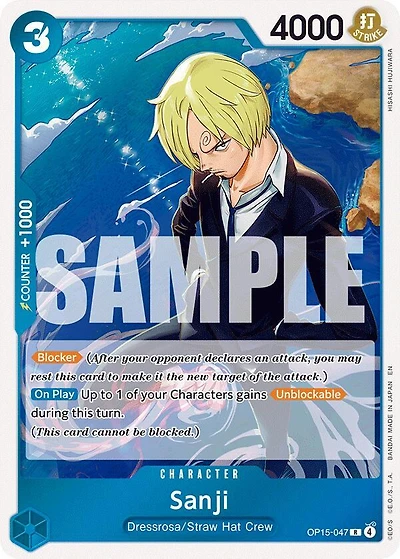 One Piece TCG - Sanji (OP15-047) - Adventure on Kami's Island (OP15-EB04) PRESALE