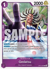 One Piece TCG - Gedatsu - Adventure on Kami's Island (OP15-EB04) PRESALE