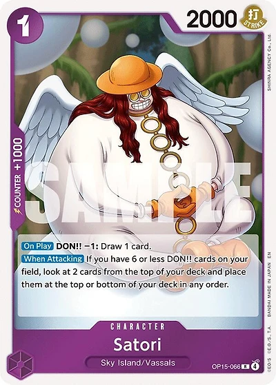 One Piece TCG - Satori - Adventure on Kami's Island (OP15-EB04) PRESALE