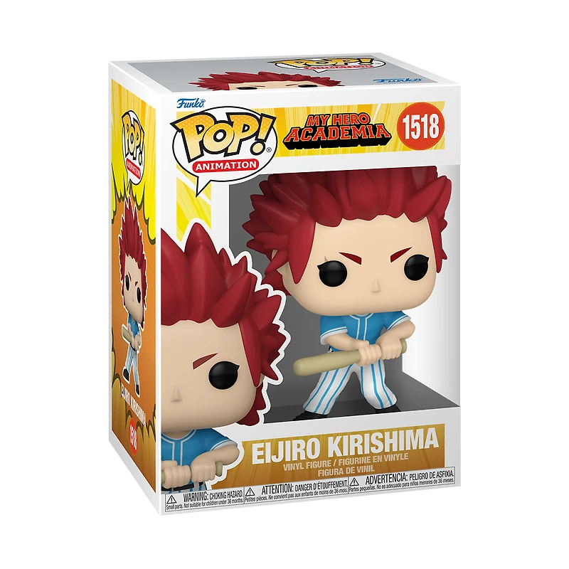 Funko Pop! Anime: My Hero Academia (Hero League Baseball) - Denki Kaminari #1517 / Eijiro Kirishima #1518 Mashirao Ojiro #1519 Kyoka Jiro #1520 *PREORDER*