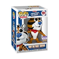FUNKO POP! AD ICON FROSTED FLAKES TONY THE TIGER SURFING #191 [2023 SDCC SHARED EXCLUSIVE] *PREORDER*