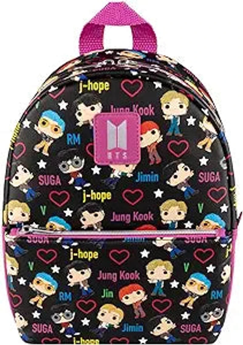 BTS Mini Backpack Band W/Hearts