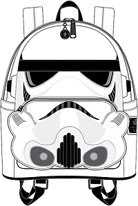Loungefly: Star Wars - Stormtrooper Cosplay Mini Backpack