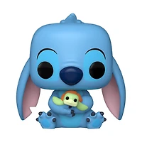 Funko Pop! DISNEY LILO & STITCH STITCH WITH TURTLE #135 [HOT TOPIC EXCLUSIVE]