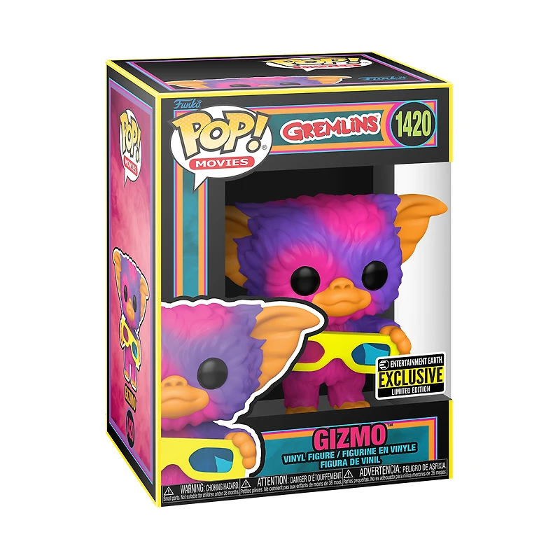 Funko Pop! HORROR GREMLINS GIZMO WITH 3D GLASSES BLACK LIGHT #1420 [EE EXCLUSIVE] *PREORDER*