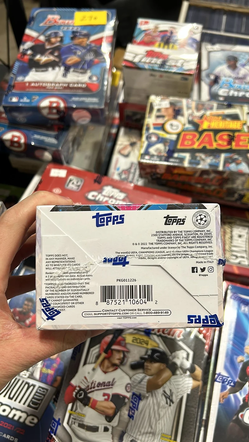 Topps Finest 2021 - 2022 Soccer Hobby Box