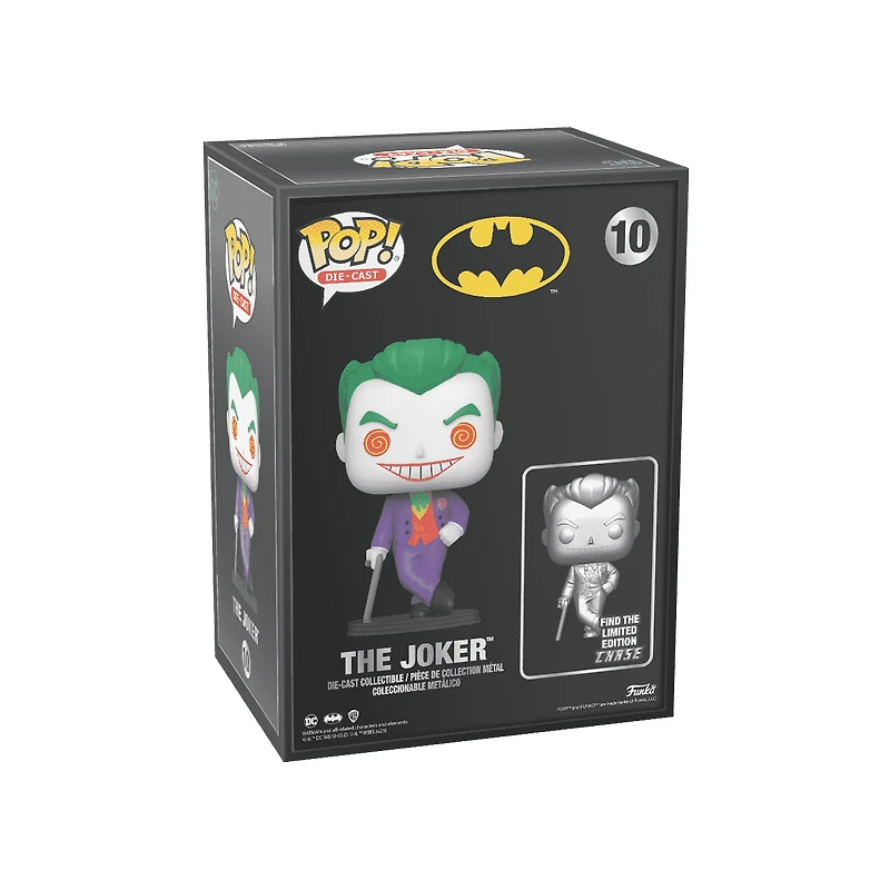 Funko Pop! DC Villains - Die-Cast The Joker #10 [Funko Shop Exclusive] *PREORDER*