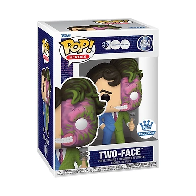 Funko Pop! DC Heroes WB 100 - TWO-FACE FLIPPING COIN #484 [FUNKO SHOP EXCLUSIVE]