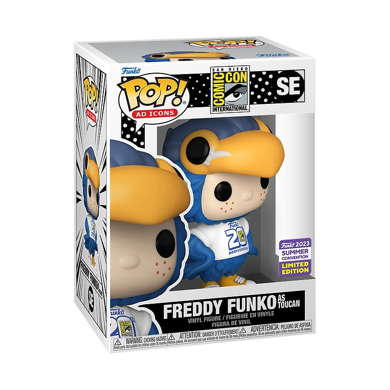 FUNKO POP! SDCC FREDDY FUNKO as TOUCAN #SE [2023 SDCC SHARED EXCLUSIVE] *PREORDER*