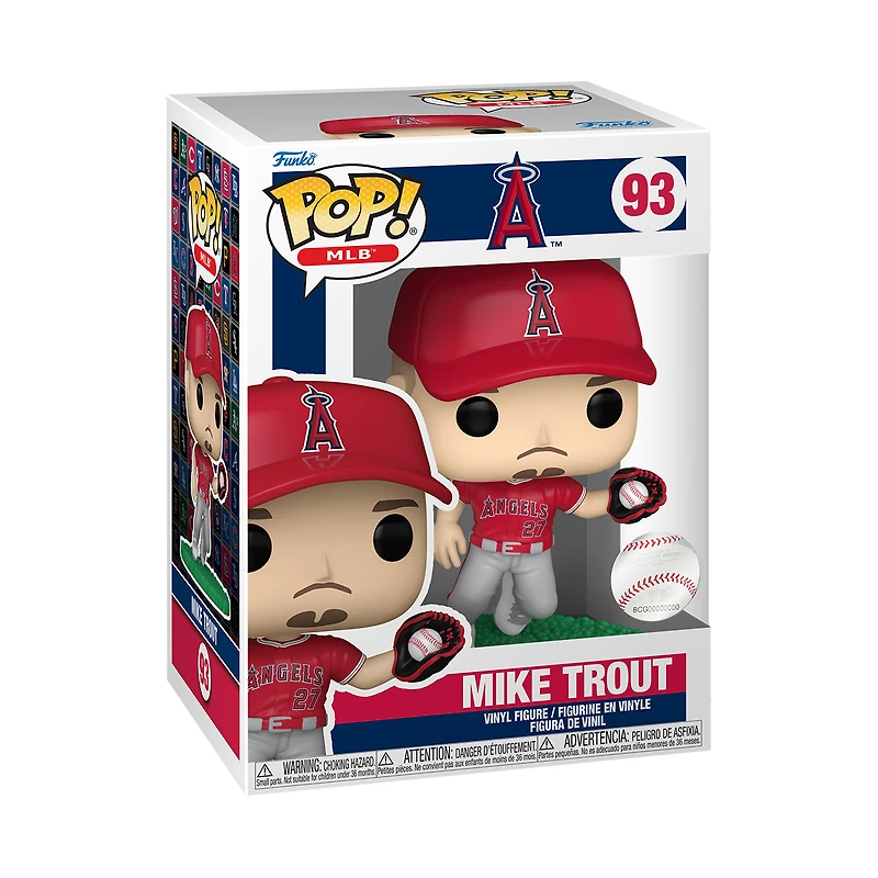 Funko Pop! Sports: MLB - Mike Trout (LA Angels - Catching Pose) #93