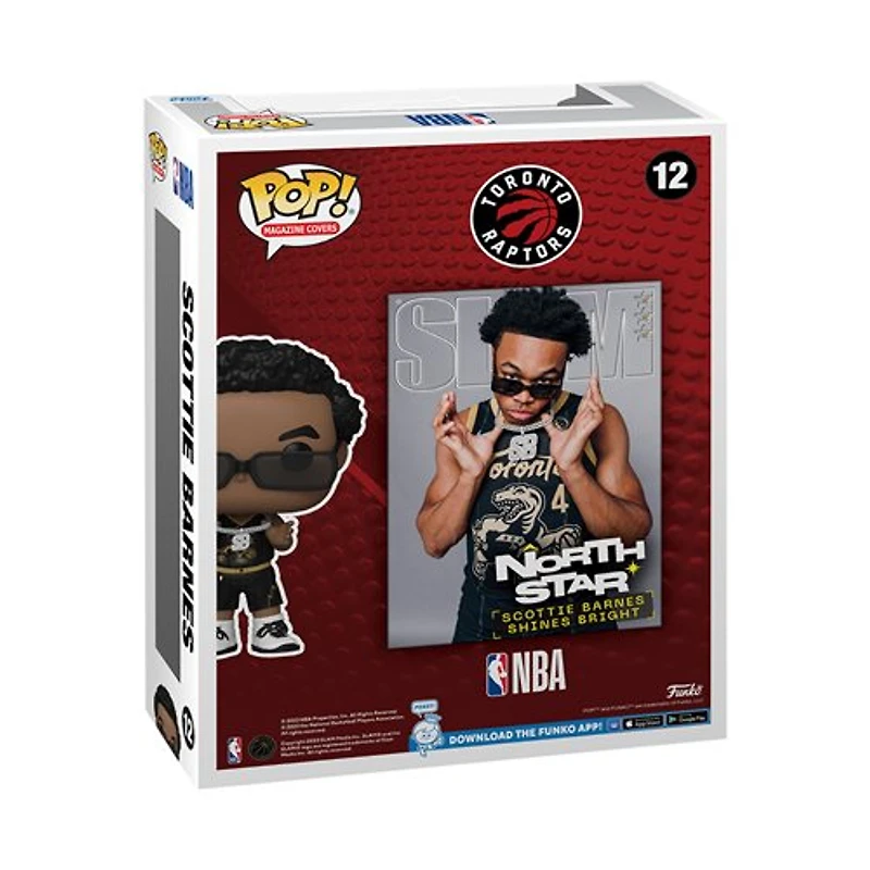 Funko Pop! Sports NBA - SLAM COVER with CASE SCOTTIE BARNES #12