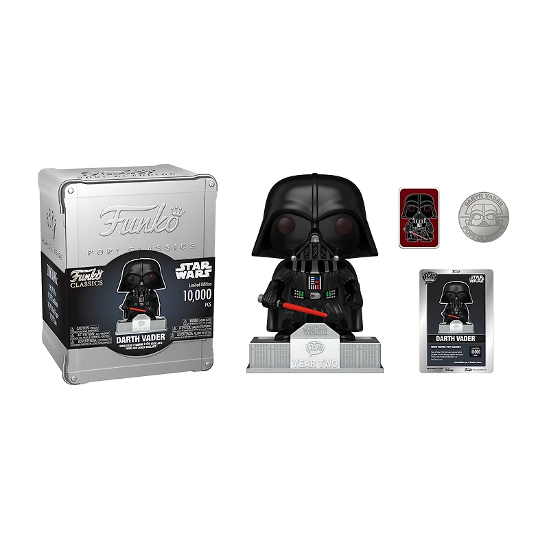 FUNKO POP! CLASSICS STAR WARS DARTH VADER LIMITED 10,000 PIECE [FUNKO SHOP EXCLUSIVE]*PREORDER*