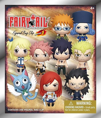 Fairy Tail 3D Foam MYSTERY Bag Clip