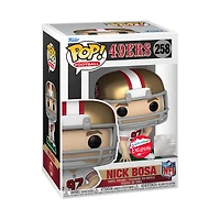 Funko Pop! Sports: NFL - Nick Bosa (White & Red Uniform) #258 [Fugitive Toys Exclusive]