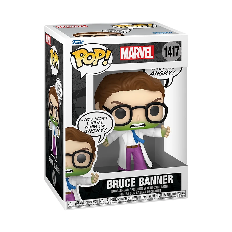 Funko Pop! Marvel - Bruce Banner (Don't Make Me Angry) #1417 *PREORDER*
