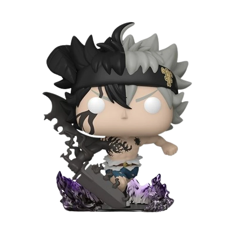 Funko Pop! ANIMATION: BLACK CLOVER BLACK ASTA GLOW IN THE DARK #1556 [EXCLUSIVE]