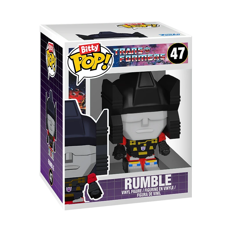 Funko Pop! Bitty Bot: Transformers - Soundwave And Rumble #47 *PREORDER*