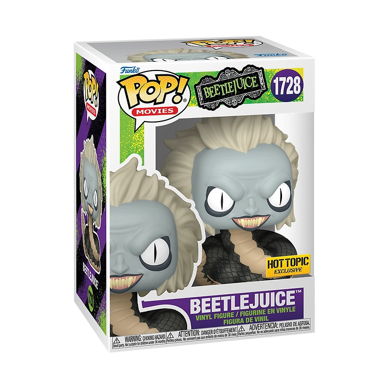 Funko Pop! Movies: Beetlejuice - Beetlejuice (Snake) #1728 [Hot Topic Exclusive]
