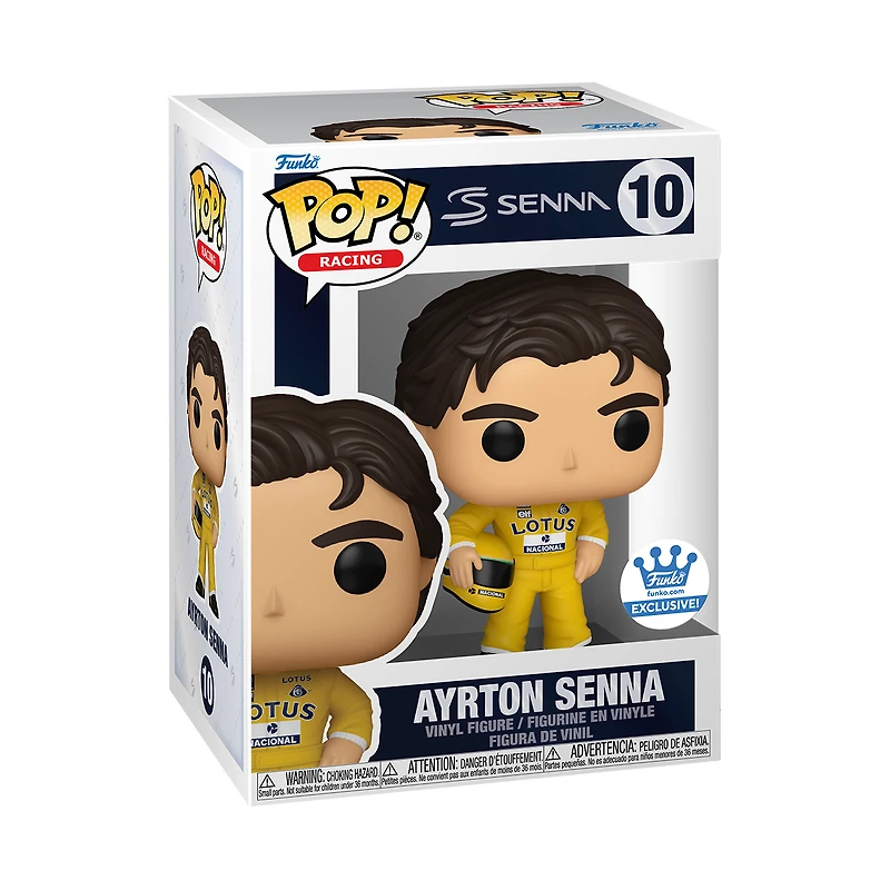 Funko Pop! Sports: Racing - Ayrton Senna (Lotus Racing Suit) #10 [Funko Shop Exclusive]