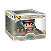 Funko Pop! Anime: One Piece - Monkey D. Luffy Trains Kung Fu Dugong Moment #1637 [CrunchyRoll Exclusive]