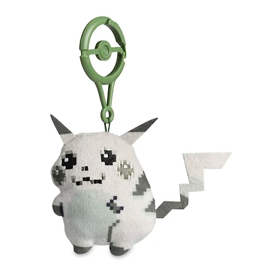 Pokemon: 30th Anniversary - Pikachu (Pixelated) Plush Keychain [Pokemon Center Exclusive]