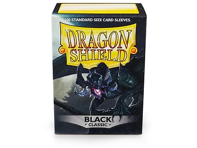 Dragon Shield - Classic Black "Signoir" Sleeves 100ct