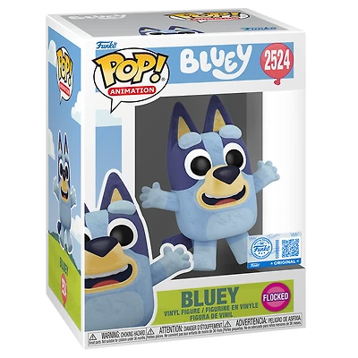 Funko Pop! Animation: Bluey - Bluey Jumping (Flocked) #2524 [Funko Special Edition] *PREORDER*