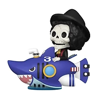 Funko Pop! Anime: One Piece - Rides! Brook with Shark Submerge #141 [Shared Convention Sticker 2025 NYCC] *PREORDER*