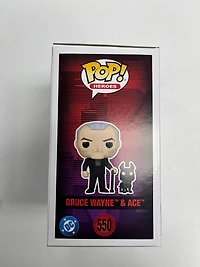 Funko Pop! DC Heroes: Batman Beyond - Bruce Wayne & Ace #550 [Funko Limited Edition - 9,500pcs]