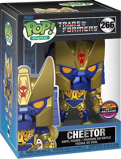 Funko Pop! Digital: Transformers - Cheetor #266 [NFT Release - 2,000pcs]