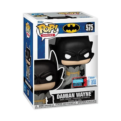 Funko Pop! Heroes: Batman - Damien Wayne #575 [Shared Convention Sticker 2025 NYCC] *PREORDER*