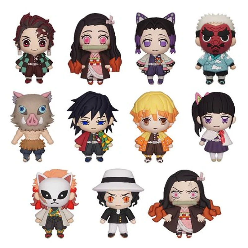 Demon Slayer Series 1 3D Foam MYSTERY Bag Clip