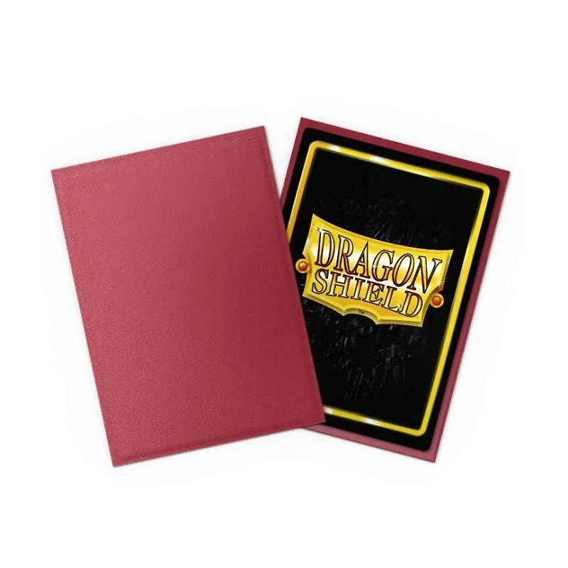 Dragon Shield - Non-Glare Blood Red Sleeves 100ct