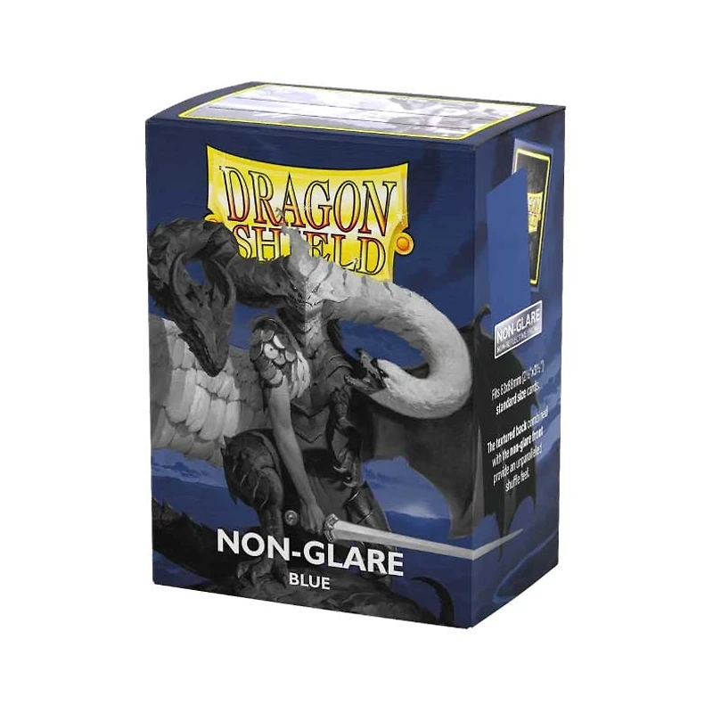 Dragon Shield - Non-Glare Blue Sleeves 100ct