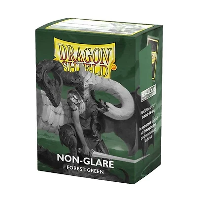 Dragon Shield - Non-Glare Forest Green Sleeves 100ct