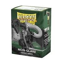 Dragon Shield - Non-Glare Forest Green Sleeves 100ct