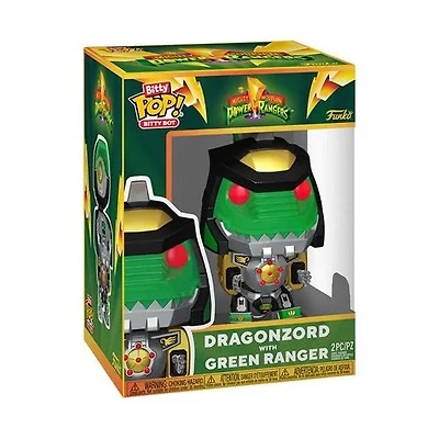 Funko Pop! Television: Power Rangers - Bitty Bot Dragonzord with Green Ranger *PREORDER*