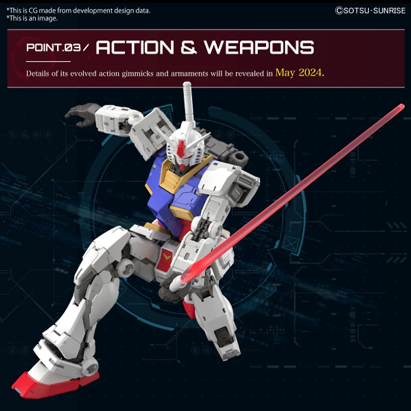 Gunpla: Bandai - RX-78-2 Gundam Ver.2.0 Real Grade [RG] 1/144 Model Kit