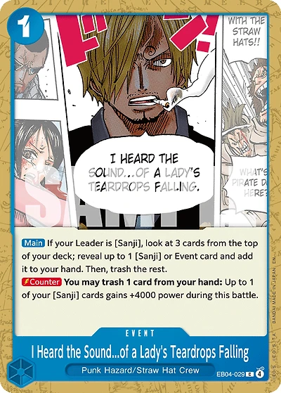 One Piece TCG - I Heard the Sound...of a Lady's Teardrops Falling EB04-29
