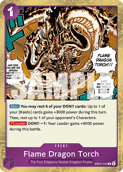 One Piece TCG - Flame Dragon Torch EB04-40